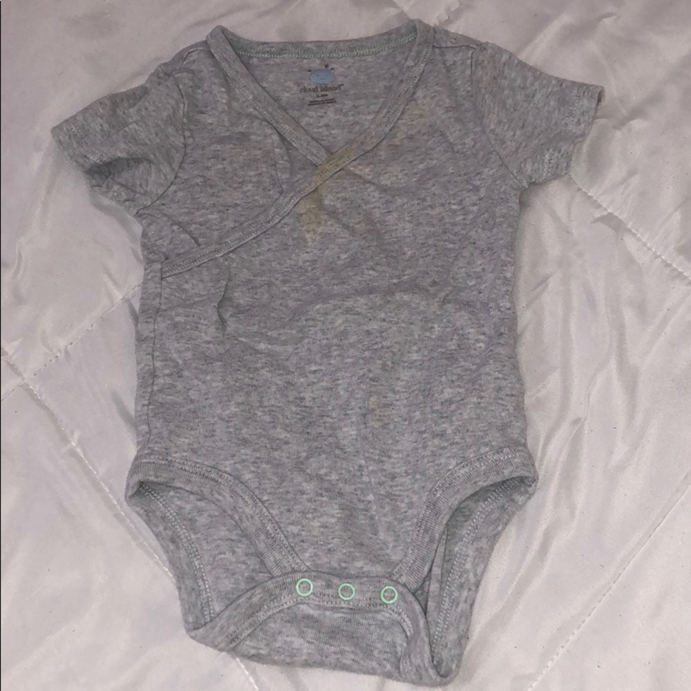 Cloud island 3-6 month old bodysuit.